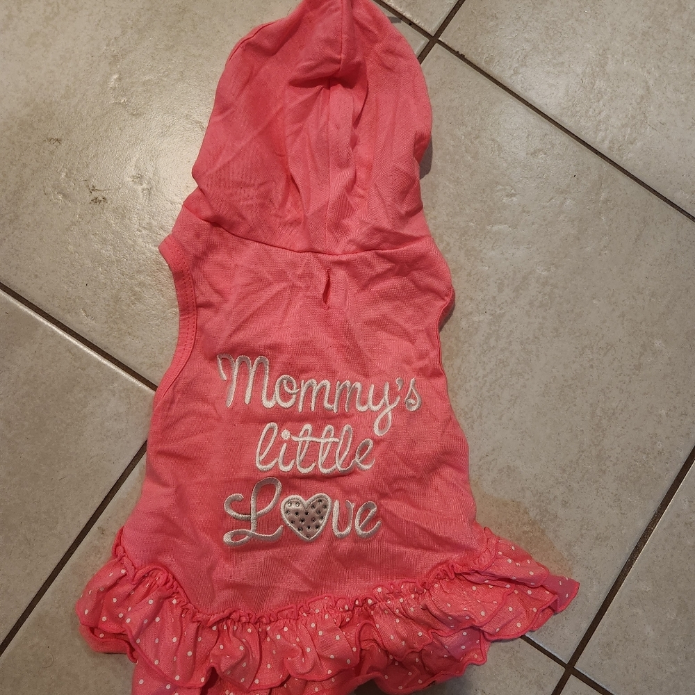 Dog t-shirt hoodie size M